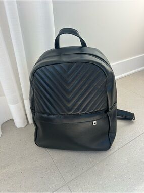Beautiful Chevron Quilted Black Women's Backpack❤️13x11x5